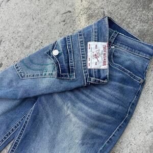 Mens True Religion ricky cut relaxed fit denim jeans Size 34